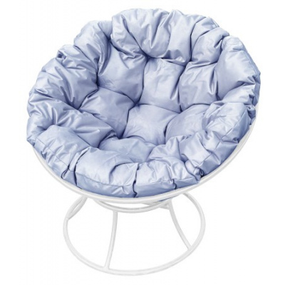 Кресло без ротанга ''Папасан'' Белое